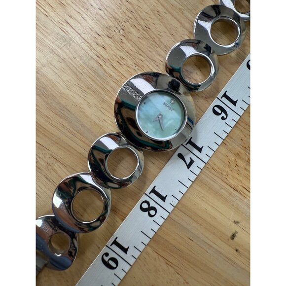 Seksy By Sekonda Womens Stainless Steel Watch Art Deco, 90’s - Picture 5 of 13